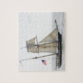 高い船のオオヤマネコのパズル ジグソーパズル (縦)