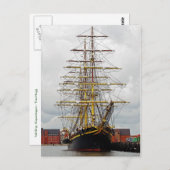 高い船はがき ポストカード (正面/裏面)