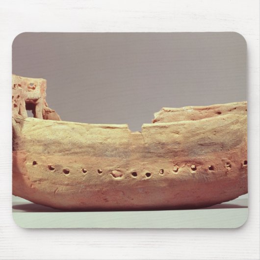 高い船尾機甲板が付いているボートのモデル マウスパッド (正面)