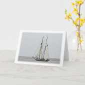 高い船舶用グリーティングカード カード (黄色い花)