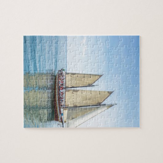 高い船 ジグソーパズル (横)