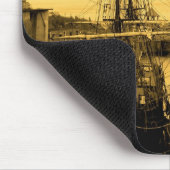 高い船 マウスパッド (コーナー)