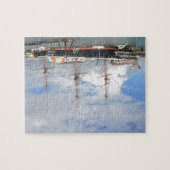 高い船HMSの戦士 ジグソーパズル (横)