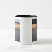 高い草の分野のシカ マグカップ (中央)