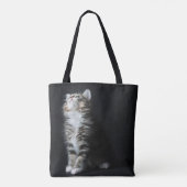 高い虎猫 トートバッグ (裏面)