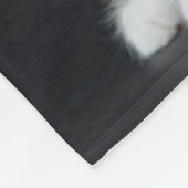 高い虎猫 フリースブランケット (角)