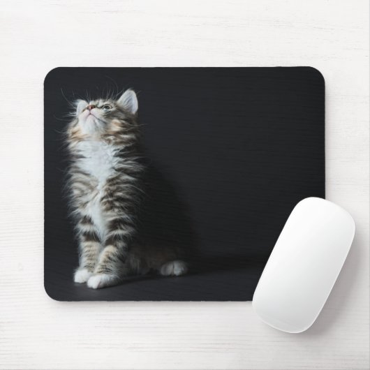 高い虎猫 マウスパッド (マウス)