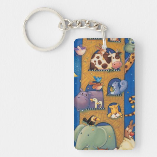 高い避難所 キーホルダー (正面)