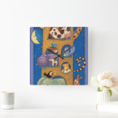 高い避難所 スクエア壁時計 (ホーム)