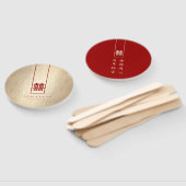 高い長方形の二重の中国の幸福結婚の ハンドファン (組立なし)