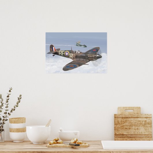 高い雲唾 ポスター (キッチン)