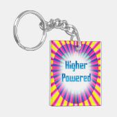 高い電力鮮やか量 キーホルダー (正面左)