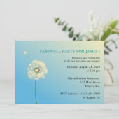 高い飛んでいる送別パーティの招待状 招待状 (スタンド正面)