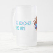 高い飲料のマグ フロストグラスビールジョッキ (正面左)