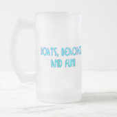 高い飲料のマグ フロストグラスビールジョッキ (左)