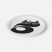 高い5によっては紙皿がパーティを楽しみます ペーパープレート (アングル)