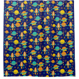 高い50台 – 宇宙年齢の子供のシャワーカーテン シャワーカーテン