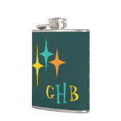 高い50年代 – トリプルスターバストお尻フラスコ フラスク (左)