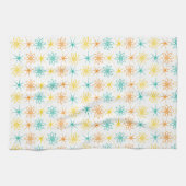 高い50年代 – 原子と星キッチンタオル キッチンタオル (横)