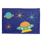 高い50年代 – 宇宙時代枕カバー 枕カバー (裏面-左)