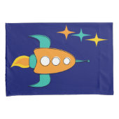 高い50年代 – 宇宙時代枕カバー 枕カバー (正面右)