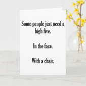 高い5 カード (黄色い花)