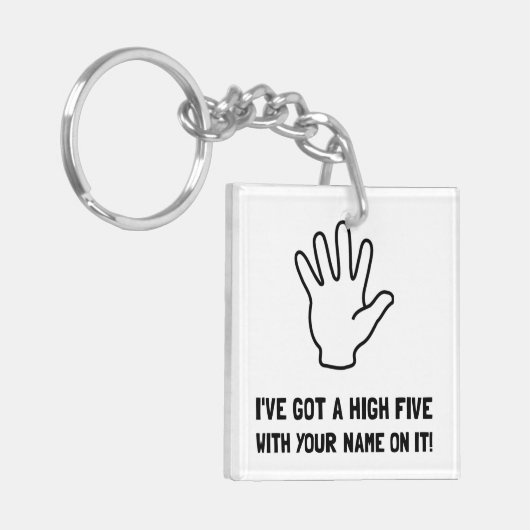 高い5 キーホルダー (正面左)