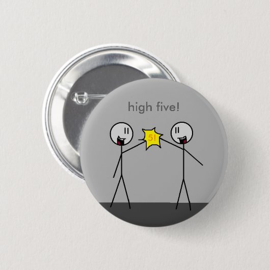 高い5! 缶バッジ (正面&裏面)