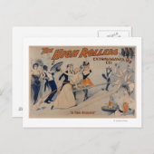 高いRollersBowlingのパーティーの劇場ポスター インビテーションポストカード (正面/裏面)