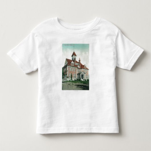 高いSchoolYrekaの外観、カリフォルニア トドラーTシャツ (正面)