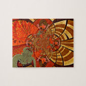 高お洒落さ:美しいキラおもしろいフアフリカ ジグソーパズル (横)