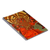 高お洒落さ:美しいキラおもしろいフアフリカ ノートブック (右側)