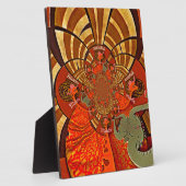 高お洒落さ：美しいキラおもしろいフアフリカ フォトプラーク (側面)