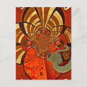 高お洒落さ:美しいキラおもしろいフアフリカ ポストカード (正面)