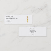 高くかわいいキリン。 漫画動物 スキニー名刺 (正面/裏面)