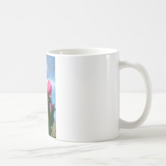 高くそびえるチューリップ コーヒーマグカップ (右)