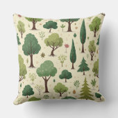 高くそびえる木 クッション (裏面)