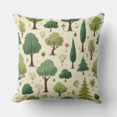 高くそびえる木 クッション (正面)