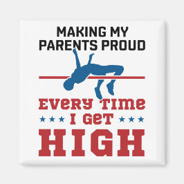 高くなるたびに高いジャンプを記録 マグネット