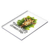 高くを目指せ、大きな夢を描け - キリン ノートブック (左側)