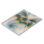 高く上がる抽象芸術ファンタジーフラクタルアート ノートブック (左側)