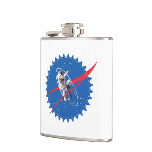 高く乗る フラスク (左)