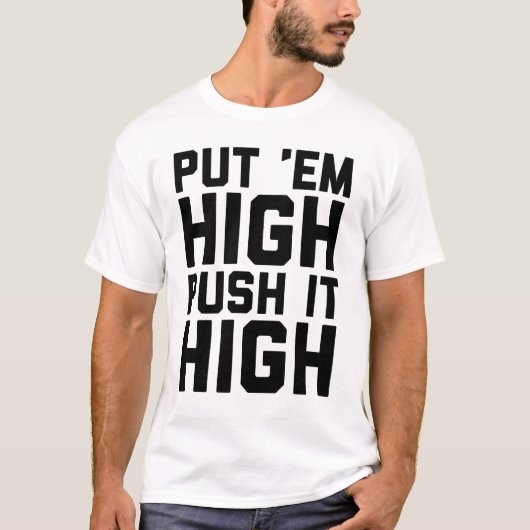 高く押してTシャツを高く押す Tシャツ (正面)