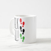 高く歩く コーヒーマグカップ (正面左)