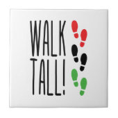 高く歩く タイル (正面)