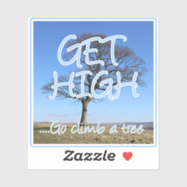 高く登る木登り シール