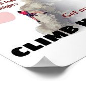 高く登る ポスター (角)