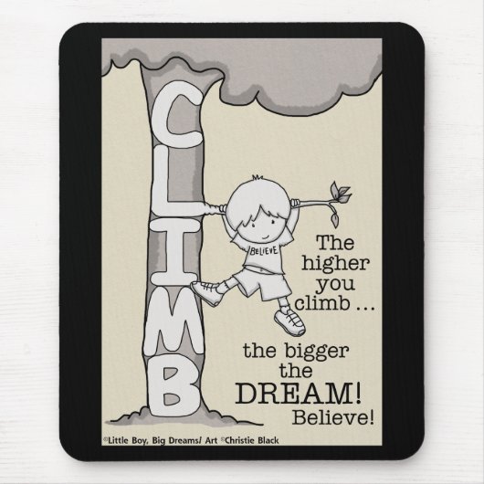 高く登る マウスパッド (正面)