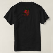 高く舞い上がり、強く留まる – はっきりしたイーグル感動的 Tシャツ (デザイン裏面)