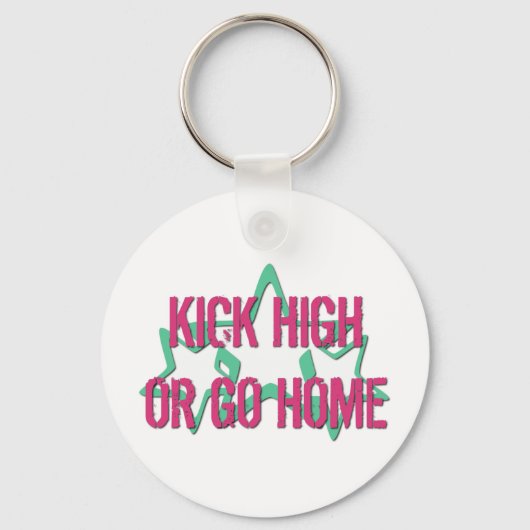 高く蹴るか家に帰る キーホルダー (正面)
